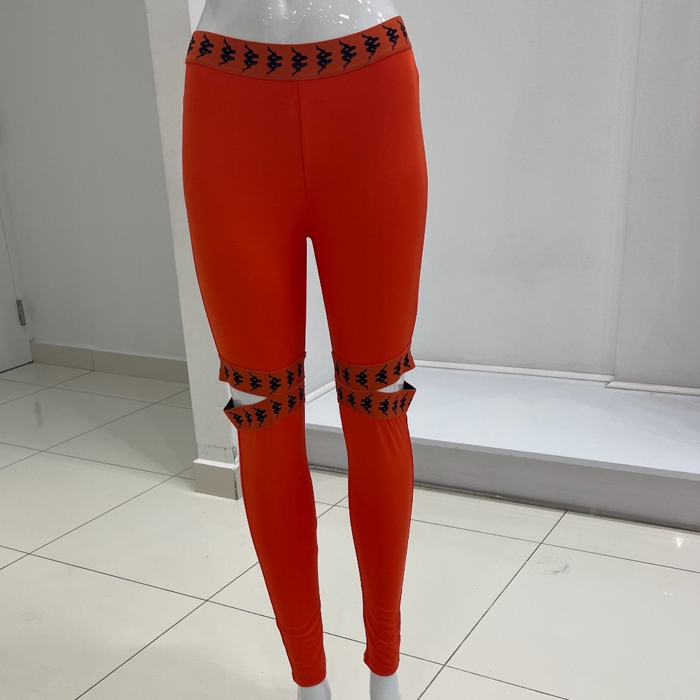 ORANGE kappa LONG PANTS